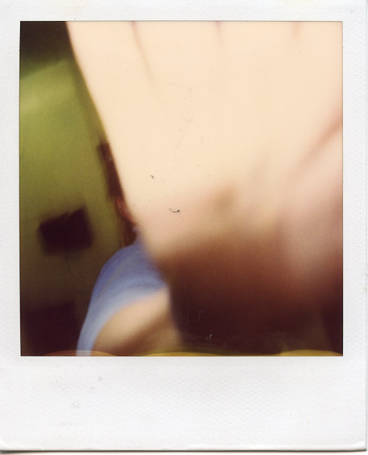 Someone’s hand. Maybe mine.