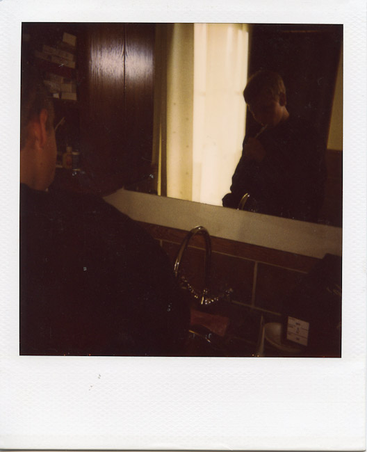 My brother brushing his teeth, Onsala.