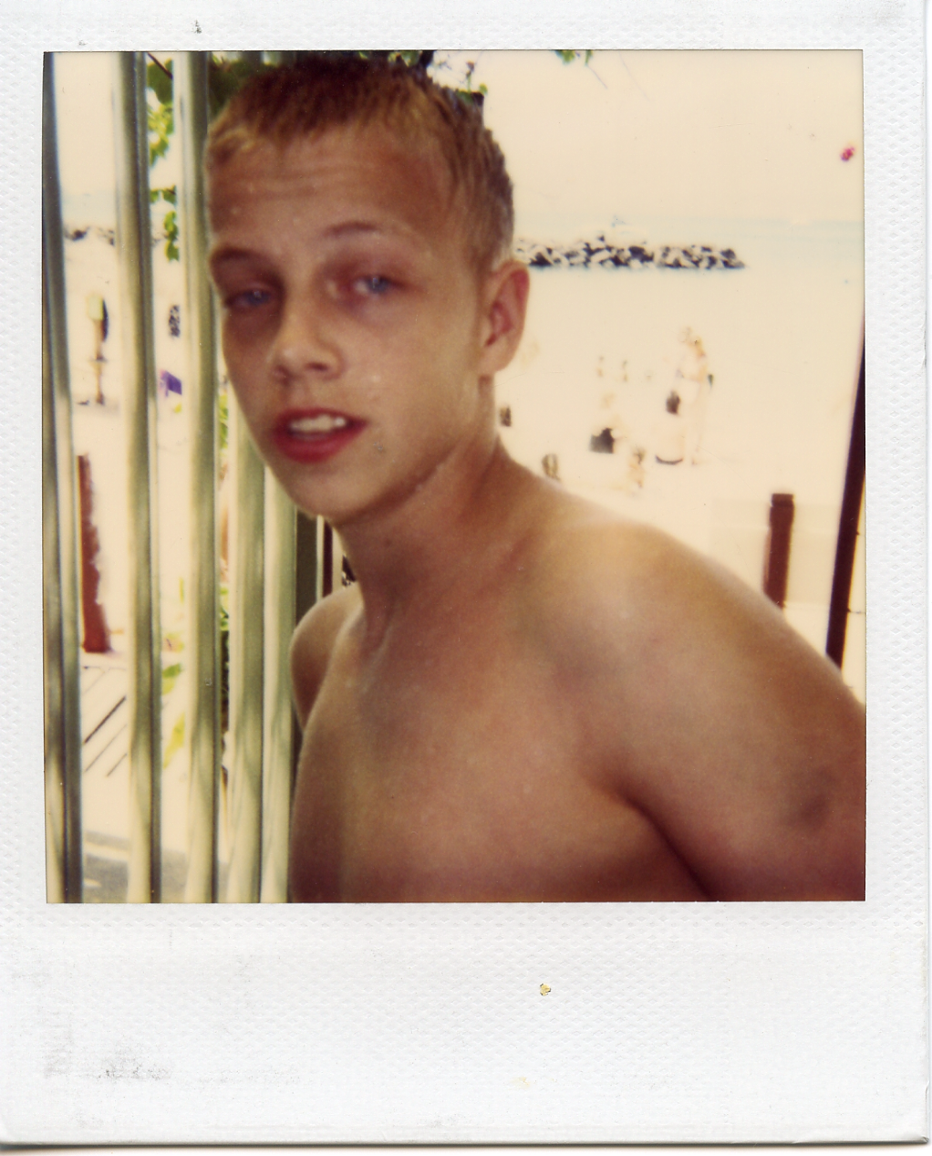 My brother on holiday.