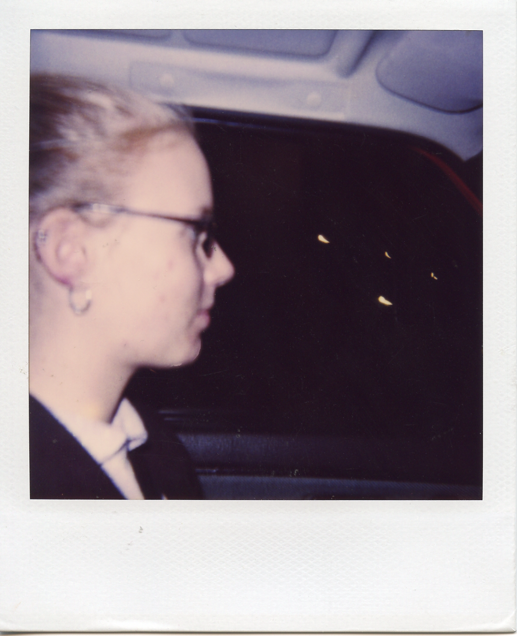 Me in the car, Paris.