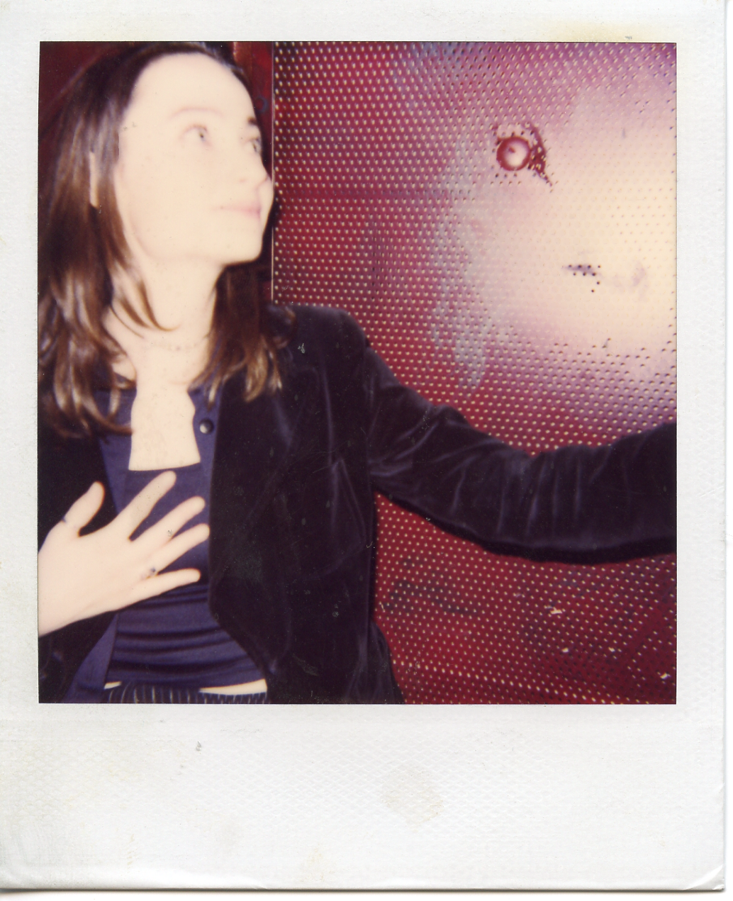 Cecilia, at some party in Paris. 