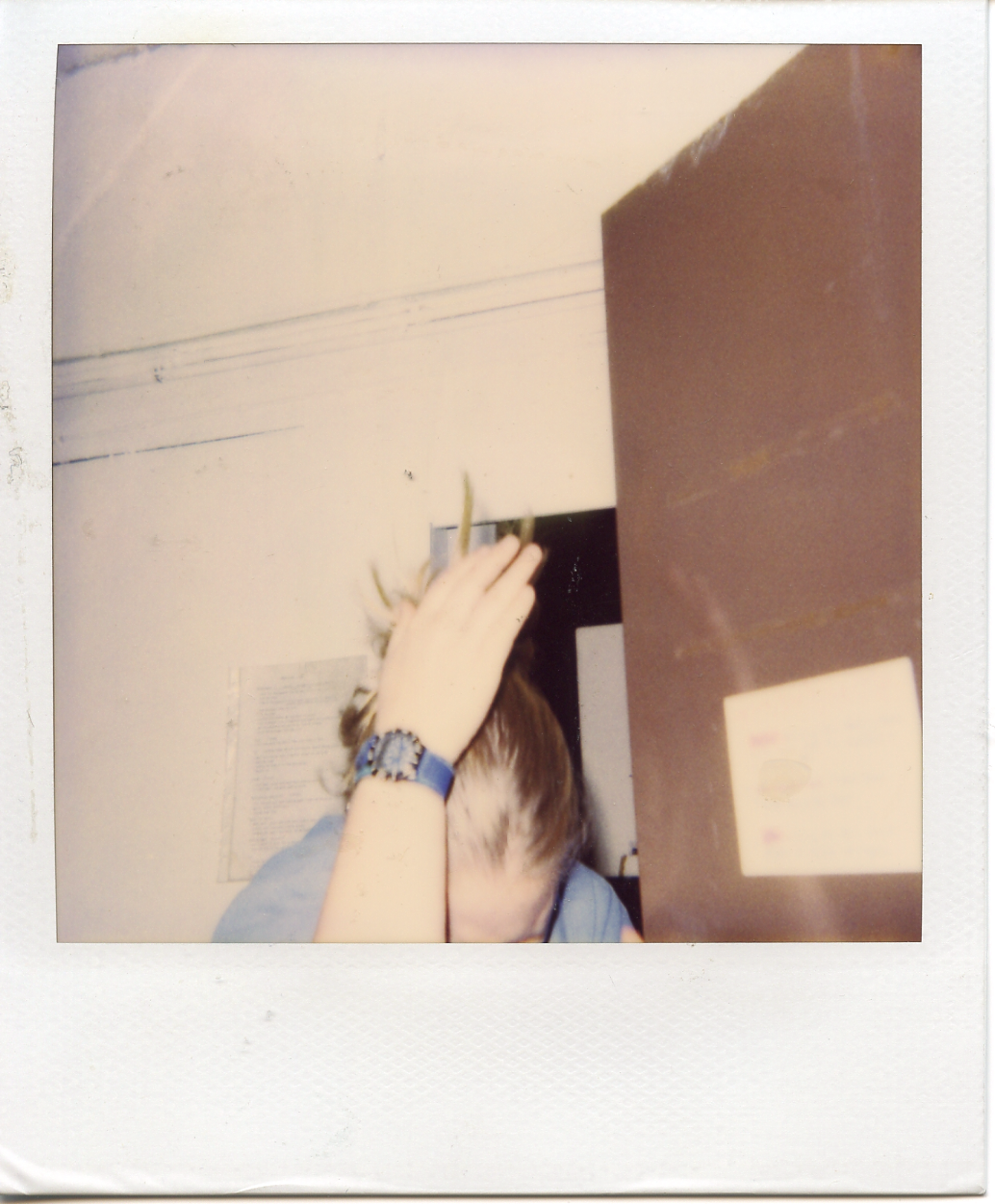 Me in the photolab, Parsons Paris. 