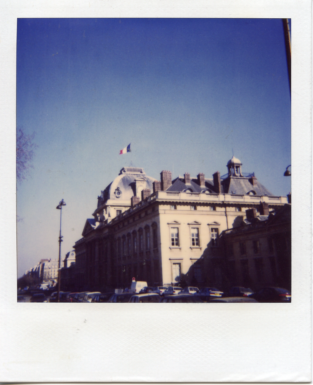 Blue skies, Paris.