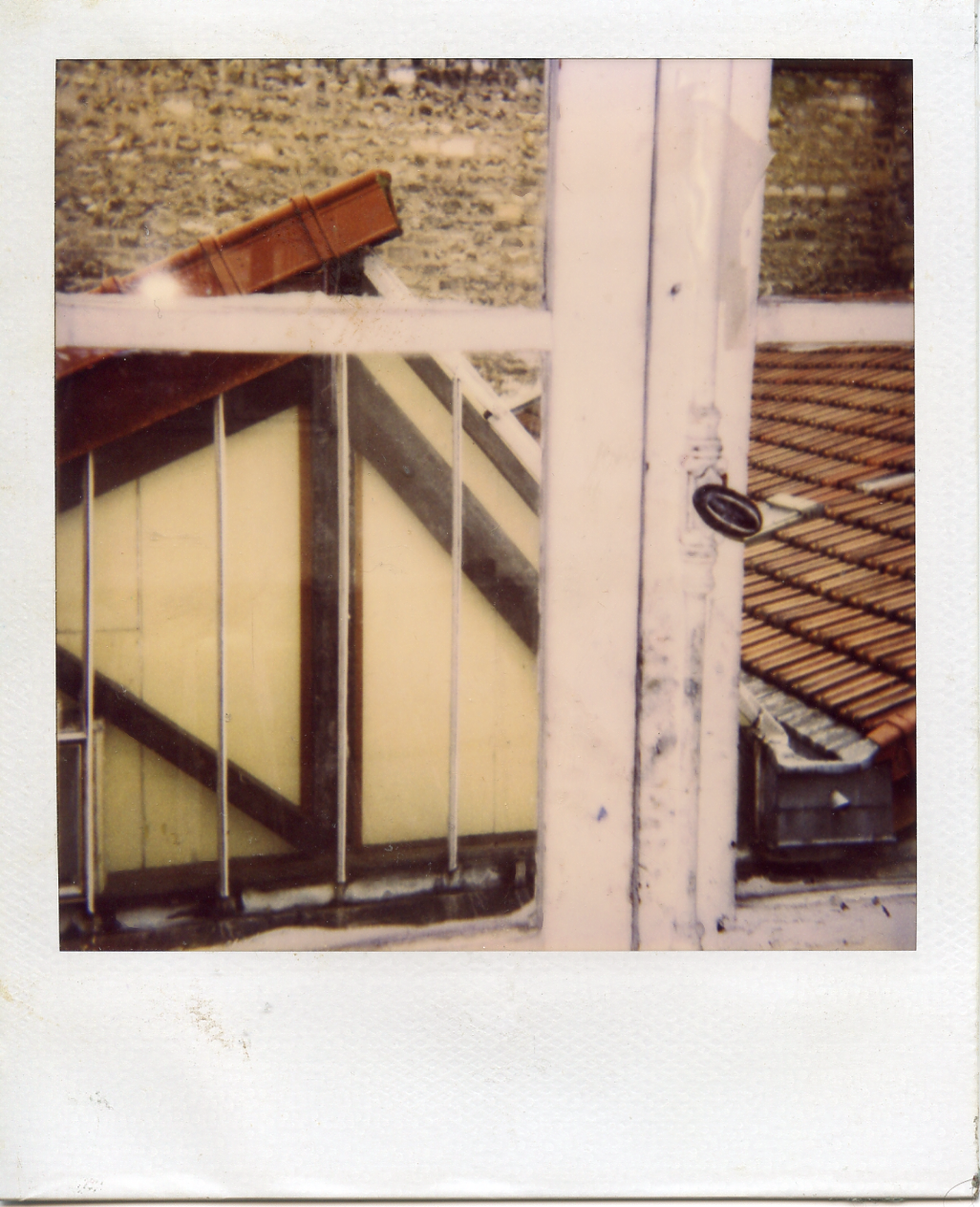 The window in the printmaking studio Parsons Paris. When I had really bad period cramps I would go to this window because I could lean my sore belly on the warm radiator and put my head out the window at the same time and it made me feel better.