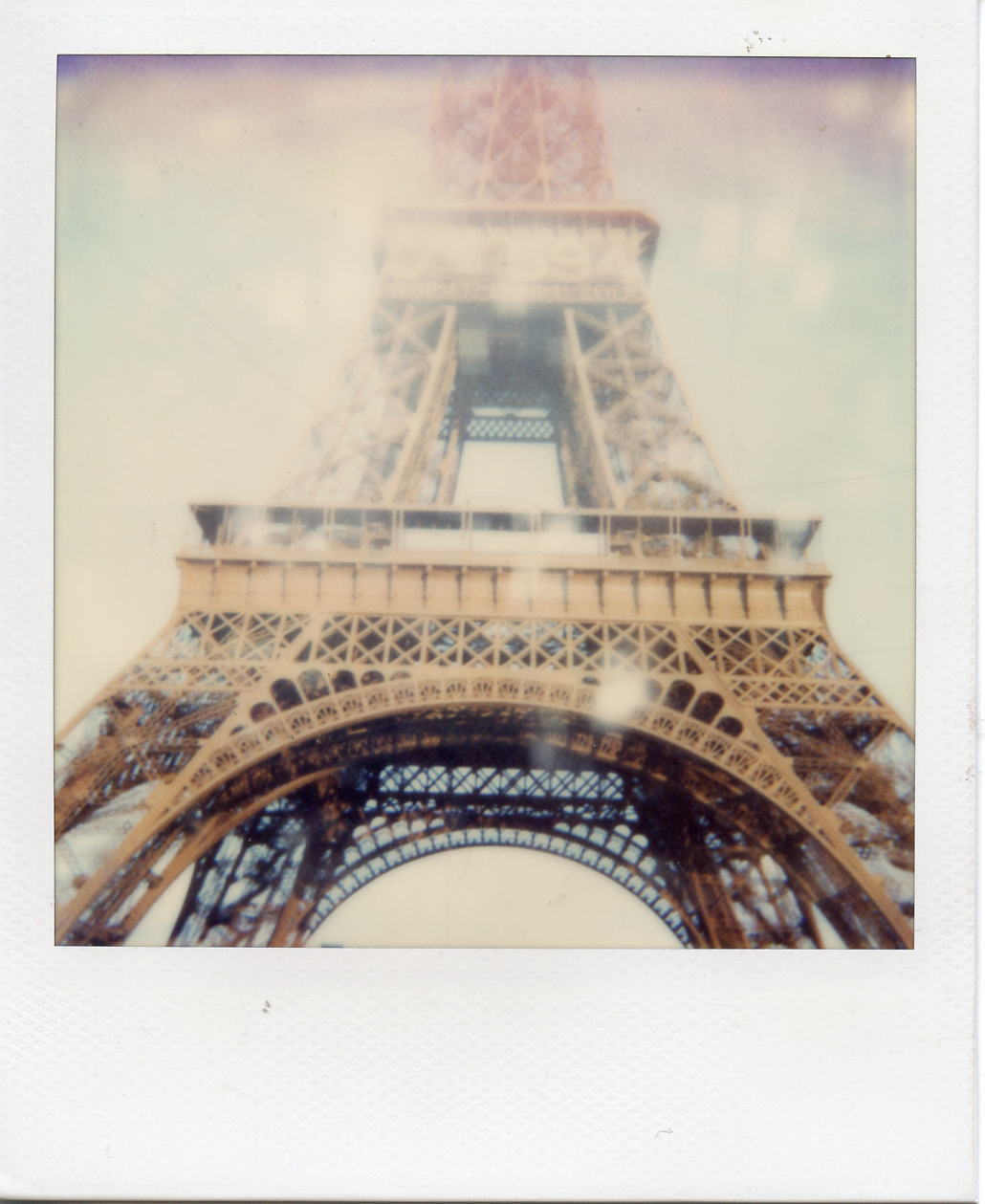 Eiffel tower from my car. My favorite picture of the Eiffel tower. Hanna and I were driving, I think on our way to Normandy. 