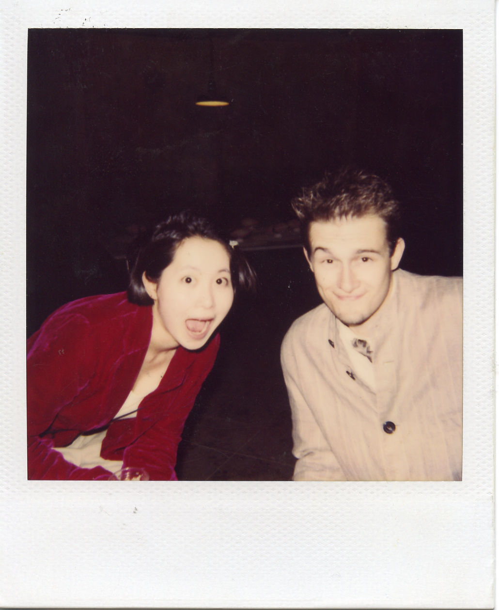 Sali and Bob, at a party in Paris.